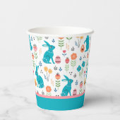 Gobelets En Papier Lapin de Pâques (Verso)