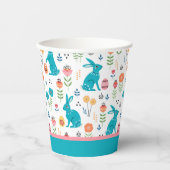 Gobelets En Papier Lapin de Pâques (Recto)