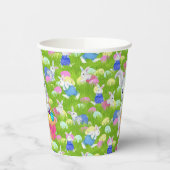 Gobelets En Papier Lapin de Pâques avec Panier de chasse aux oeufs (Gauche)