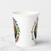 Gobelets En Papier Lapin de Pâques et poussin avec paniers d'oeufs (Droite)