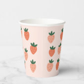 Gobelets En Papier Lapin et fraise (Droite)