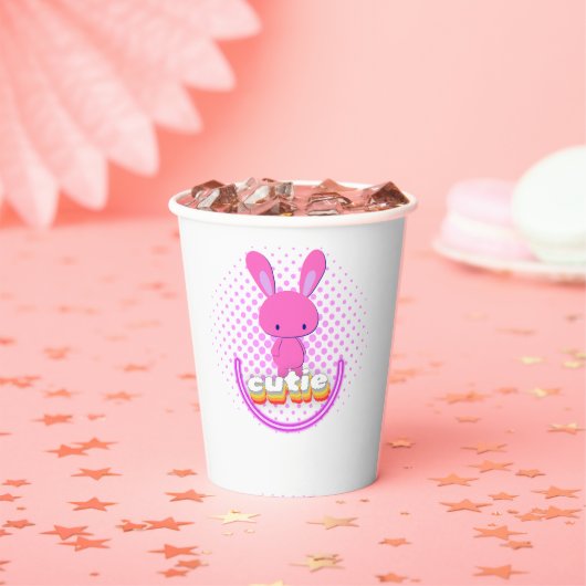 Gobelets En Papier Lapin mignon (Insitu)