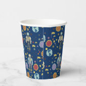 Gobelets En Papier L'astronaute spatiale Homme coloré (Droite)