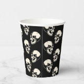 Gobelets En Papier Laughing Skulls Pattern Halloween Paper cup (Droite)