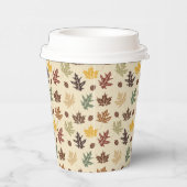 Gobelets En Papier L'automne laisse des couleurs riches de crème Mari (Droite)