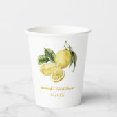 Gobelets En Papier Lavage de noces aux citrons succulents (Recto)