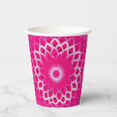 Gobelets En Papier Lavendar rose blanc (Recto)