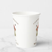 Gobelets En Papier Le Baby shower à thème du champignon marron (Droite)