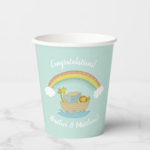 Gobelets En Papier Le Baby shower Ark Boho de Noah