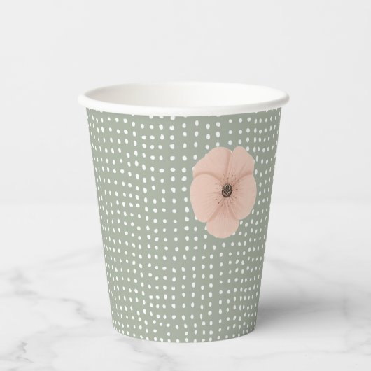 Gobelets En Papier Le Baby shower chic du désert (Recto)