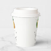 Gobelets En Papier Le baby shower de citron de la maman (Droite)