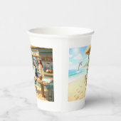 Gobelets En Papier Le bar de plage du pingouin (Droite)
