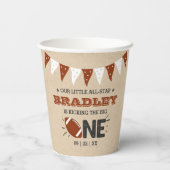 Gobelets En Papier Le Big One | Football 1er anniversaire (Verso)