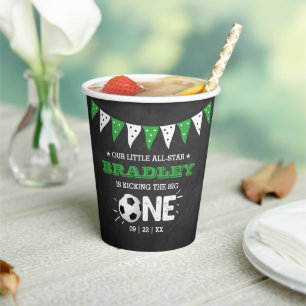 Gobelets En Papier Le Big One Football 1er anniversaire