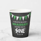 Gobelets En Papier Le Big One | Football 1er anniversaire (Recto)