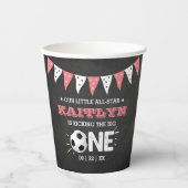 Gobelets En Papier Le Big One | Football 1er anniversaire (Recto)
