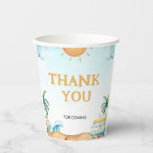 Gobelets En Papier Le Big One, Surf anniversaire (Recto)