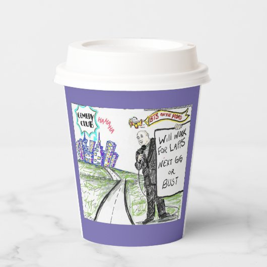 Gobelets En Papier Le BTS officiel sur la route (Recto)