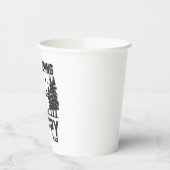 Gobelets En Papier Le camping est mon endroit heureux (Gauche)