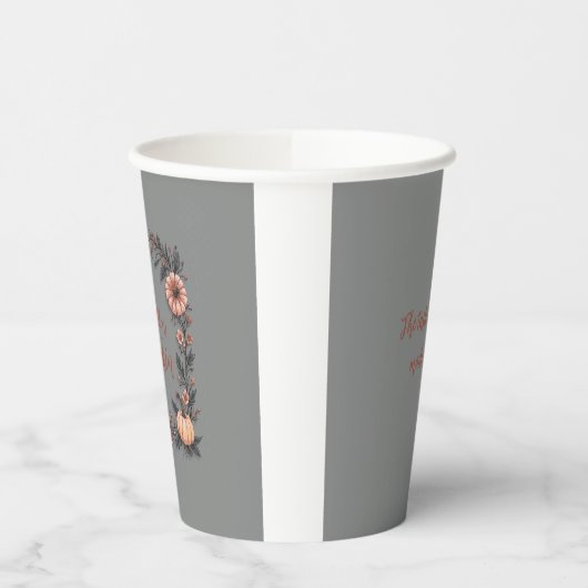 Gobelets En Papier Le Citrouille d'or (Gauche)