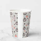 Gobelets En Papier Le Citrouille rustique (Gauche)