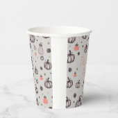 Gobelets En Papier Le Citrouille rustique (Droite)