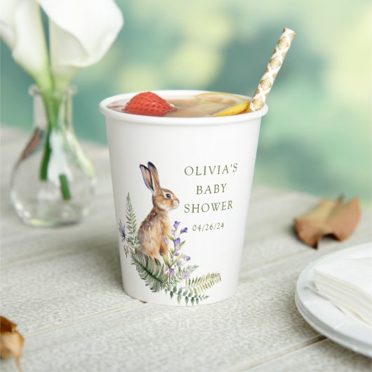 Gobelets En Papier Le délice de la nature Classique Rabbit tasse en p (Insitu)