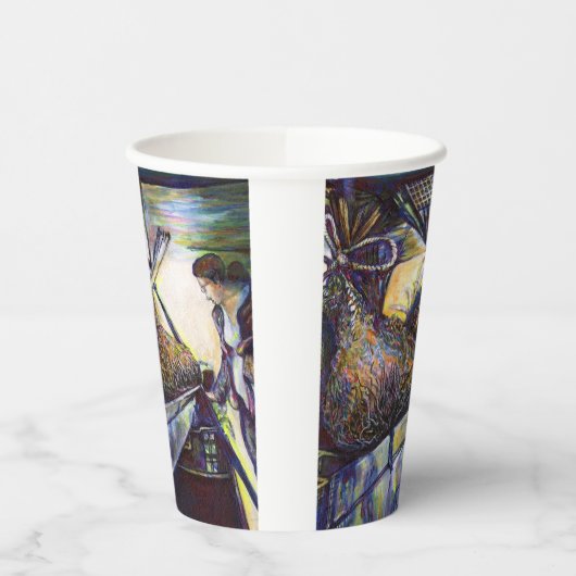 Gobelets En Papier Le destin hurlant de la vie (Gauche)