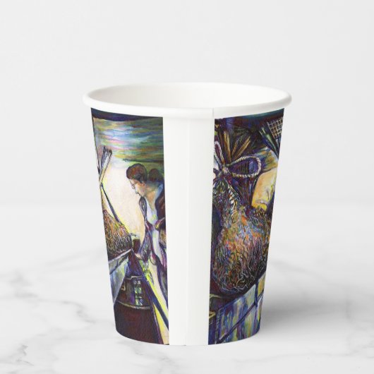 Gobelets En Papier Le destin hurlant de la vie (Droite)