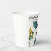 Gobelets En Papier Le dragon est un légendaire reptile (Droite)