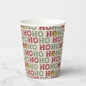 Gobelets En Papier Le Grinch | Ho Ho Ho Motif (Gauche)