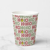 Gobelets En Papier Le Grinch | Ho Ho Ho Motif (Droite)