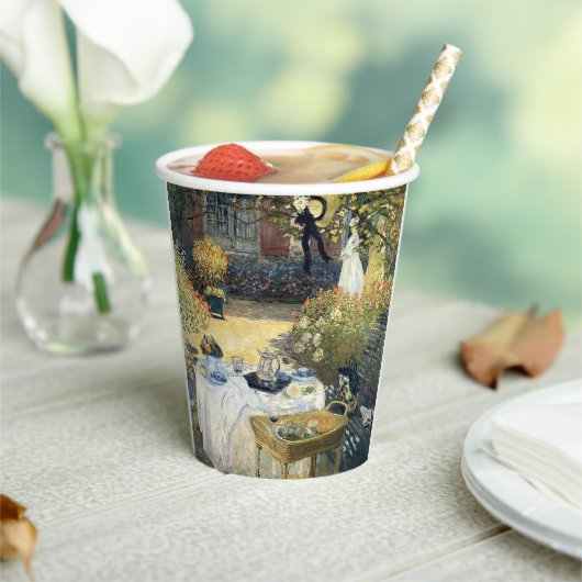 Gobelets En Papier Le Luncheon Claude Monet (Insitu)