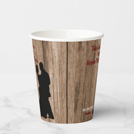 Gobelets En Papier Le mariage de Carpenter (Gauche)