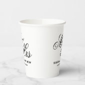 Gobelets En Papier Le mariage parfait fournit sur mesure (Gauche)