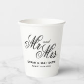 Gobelets En Papier Le mariage parfait fournit sur mesure (Recto)