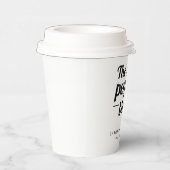 Gobelets En Papier Le Mélange De Café Mariage Privilégié (Droite)