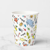 Gobelets En Papier Le monde du Dr Seuss Motif (Verso)