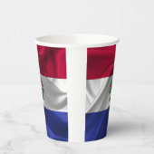 Gobelets En Papier Le Paraguay met des tasses de papier drapeau (Gauche)