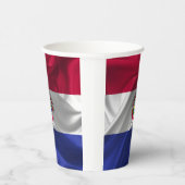 Gobelets En Papier Le Paraguay met des tasses de papier drapeau (Droite)