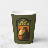 Gobelets En Papier Le Pub De Chimp Et Teapot (Recto)