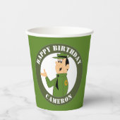 Gobelets En Papier Le Ranger Smith Portrait de Jellystone (Recto)