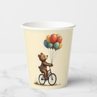 Gobelets En Papier Le Sticker de l'Ours