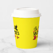 Gobelets En Papier Le T-shirt de ma Saint Valentin (Gauche)