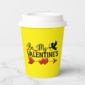 Gobelets En Papier Le T-shirt de ma Saint Valentin (Verso)