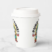 Gobelets En Papier Le temps de la pub ! - Conception de Noël Festive (Gauche)