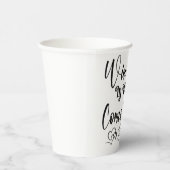 Gobelets En Papier Le vin entre (Droite)
