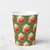 Gobelets En Papier Le visage d'Elmo Woodland (Verso)