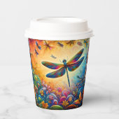 Gobelets En Papier Le voyage de la libellule (Recto)