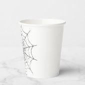 Gobelets En Papier Le Web d'un simple araignée (Gauche)